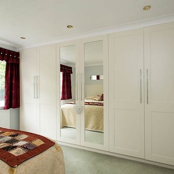 white fitted bedroom furniture
